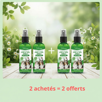 Spray Anti-Acariens Puissant et Naturel – Stop Démangeaisons & Puces pour Chiens et Chats