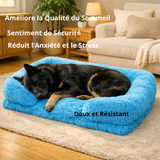 Anti-Stress Winterbett aus Plüsch – Kuscheliges und weiches Nest für Hunde und Katzen