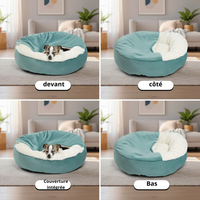 Panier Orthopédique Anti-Douleur - Votre Chat ou Petit Chien Dort Enfin Sans Souffrir