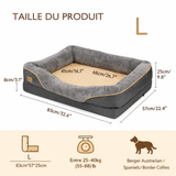 Orthopädisches Hundebett für Senioren, große Größe, schmerzlindernd, waschbar, rutschfest