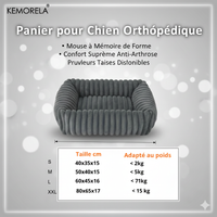 Panier Anti-Arthrose pour Chien Senior - Soulagement Visible en 7 Jours