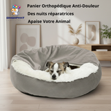 Panier Orthopédique Anti-Douleur - Votre Chat ou Petit Chien Dort Enfin Sans Souffrir