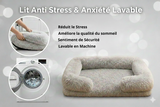 Coussin Anti-Stress en Peluche pour Chien et Chat - Lit Apaisant et Moelleux
