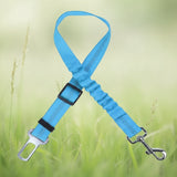 "Ceinture de sécurité pour chien couleur bleu ciel"