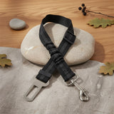 "Ceinture de sécurité pour chien couleur noir"