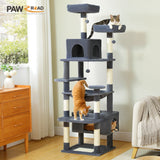 Arbre à chat en peluche à plusieurs niveaux