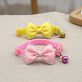 Collier Nœud Papillon Chat avec Clochette - Élégant et Réglable pour Chaton et Chat Adulte