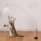 Bâton flexible à plume pour chat(chaton)
