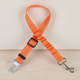 "Ceinture de sécurité pour chien couleur orange"