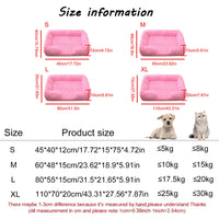 Coussin Anti-Stress en Peluche pour Chien et Chat - Lit Apaisant et Moelleux