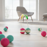  Jouet balle sisal pour chaton - stimule l'instinct de chasse