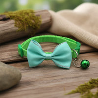 Collier Nœud Papillon Chat avec Clochette - Élégant et Réglable pour Chaton et Chat Adulte