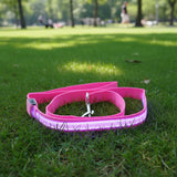 Laisse lumineuse rose