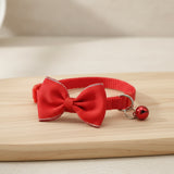 Collier Nœud Papillon Chat avec Clochette - Élégant et Réglable pour Chaton et Chat Adulte