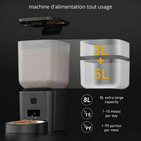 Distributeur Automatique pour Chat et Chien - Idéal Propriétaires Absents avec Caméra HD et Wi-Fi