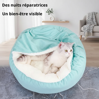 Panier Orthopédique Anti-Douleur - Votre Chat ou Petit Chien Dort Enfin Sans Souffrir