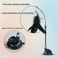 Bâton à Plume  pour Chat - Jouet Stimulant pour Chaton et Chat Adulte