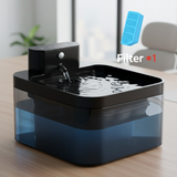 Fontaine à eau pour chat avec filtre de purification multicouche inclus

