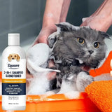 Happy Animalia 2-in-1 dog & cat shampoo & conditioner for sensitive skin, hypoallergenic, natural formula.