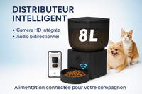 Distributeur connecté de croquettes avec caméra vidéo et contrôle par application mobile