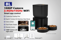 Distributeur connecté de croquettes avec caméra vidéo et contrôle par application mobile
