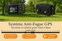 Clôture invisible GPS sans fil avec collier ajustable 
