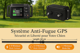 Clôture invisible GPS sans fil avec collier ajustable 
