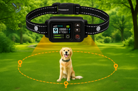 Clôture invisible GPS sans fil avec portée 2000 mètres et technologie de localisation précise