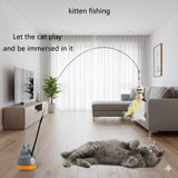 "Base rotative automatique du jouet interactif pour chat"